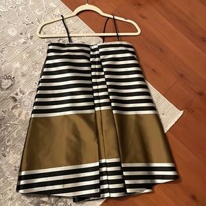 ASOS striped babydoll mini dress